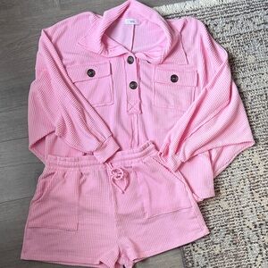 Talulah 2 piece bubblegum set